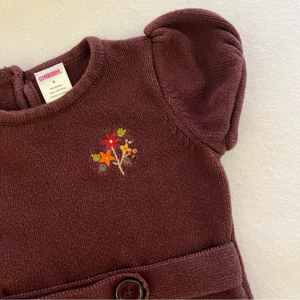 Gymboree Harvest Leaves Sweater Dress - Picture 5 of 5